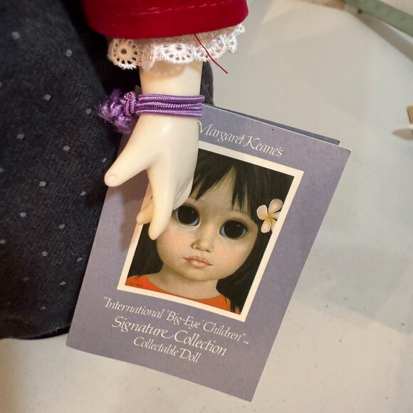MARGARET KEANE INTL BIG EYE CHILDREN SIGNATURE COLLECTION DOLL “LISA” W/BOX #319 - Picture 8 of 13